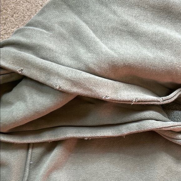 Women’s Aerie Olive Green Hoodie Oversized Size large - Picture 4 of 4